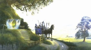 Gandalf Arrives to Hobbiton